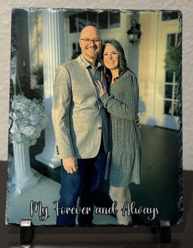 Personalized 8″ x 10″ Slate Photo